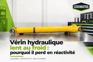 Vérin hydraulique lent au froid : pourquoi il perd en réactivité