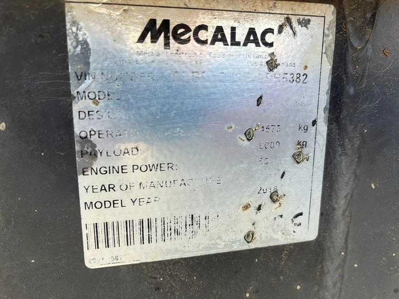 Dumpers MECALAC TA6S