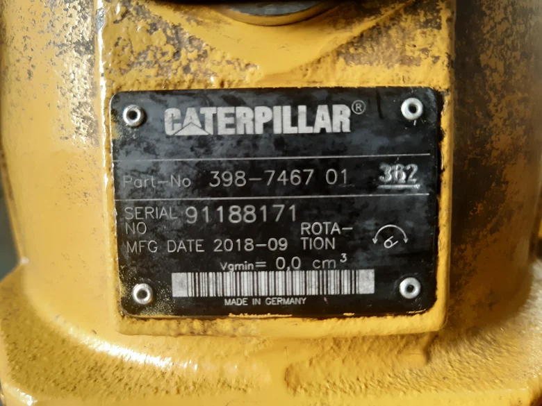 Motor hidráulico de avance para CATERPILLAR 918M