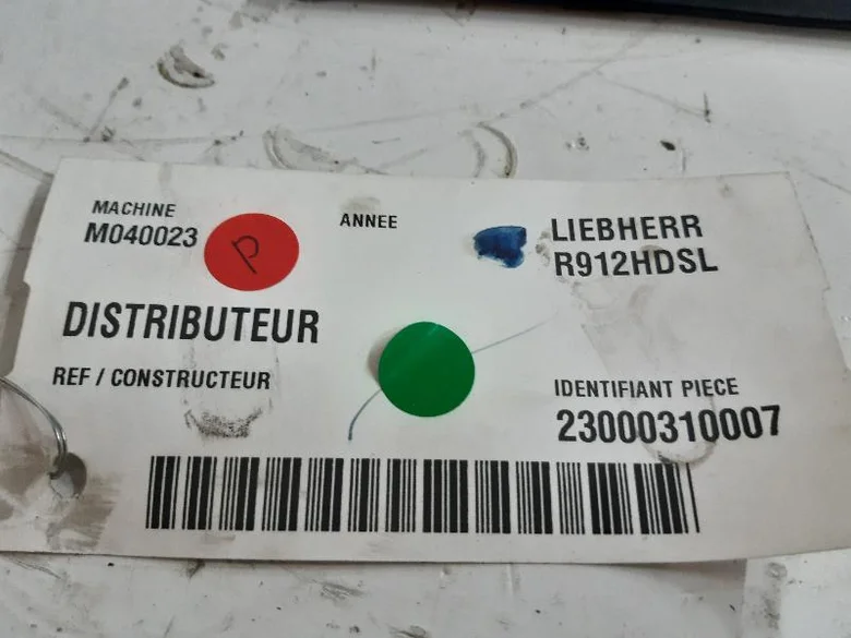 Distribuidor hidráulico para LIEBHERR R912HDSL