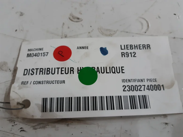 Distribuidor hidráulico para LIEBHERR R912