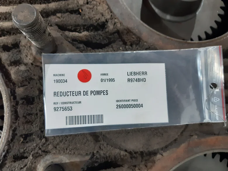 Reductor de bombas para LIEBHERR R974BHD