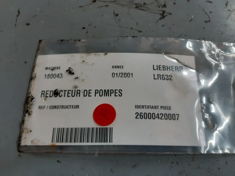 Reductor de bombas para LIEBHERR LR632