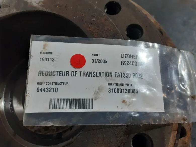 Réducteur de translation pour LIEBHERR R924COMP