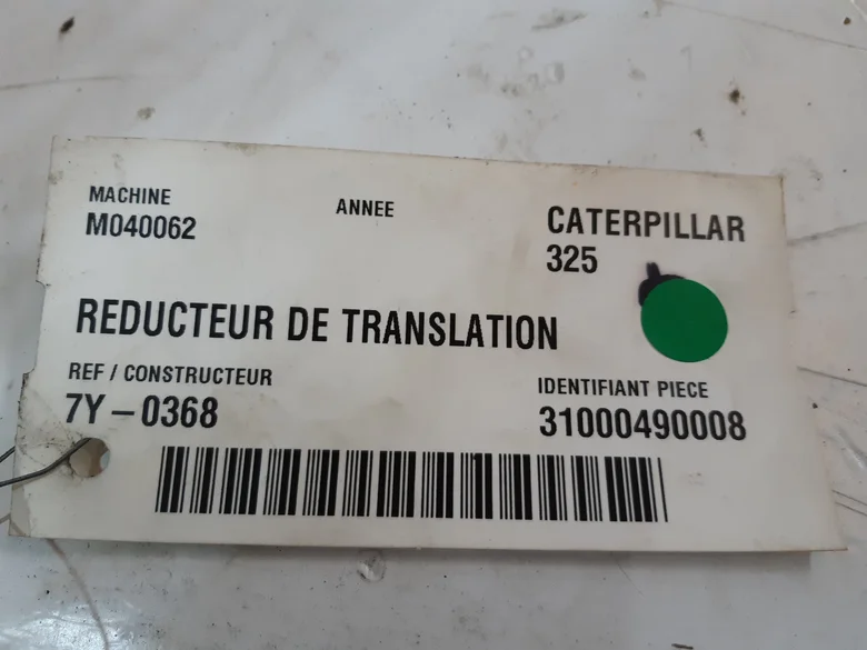 Réducteur de translation pour CATERPILLAR 325