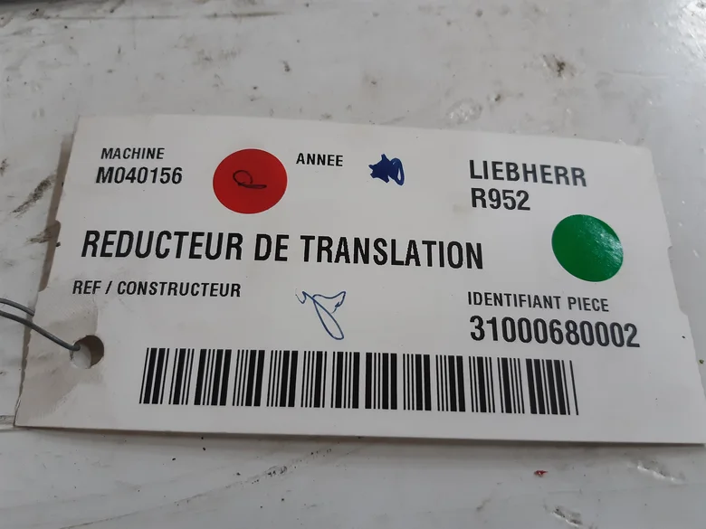 Réducteur de translation pour LIEBHERR R952