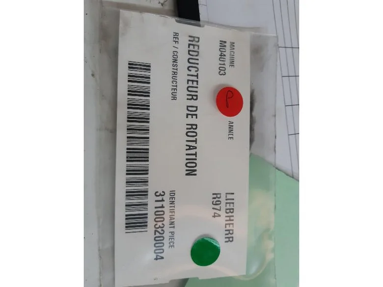 Reductor de rotación para LIEBHERR R974