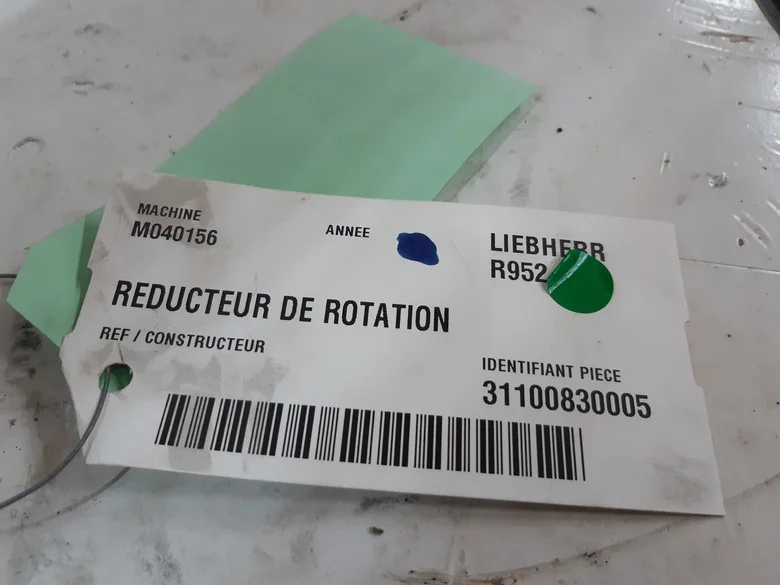 Réducteur de rotation pour LIEBHERR R952