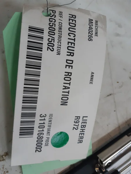 Reductor de rotación para LIEBHERR R972