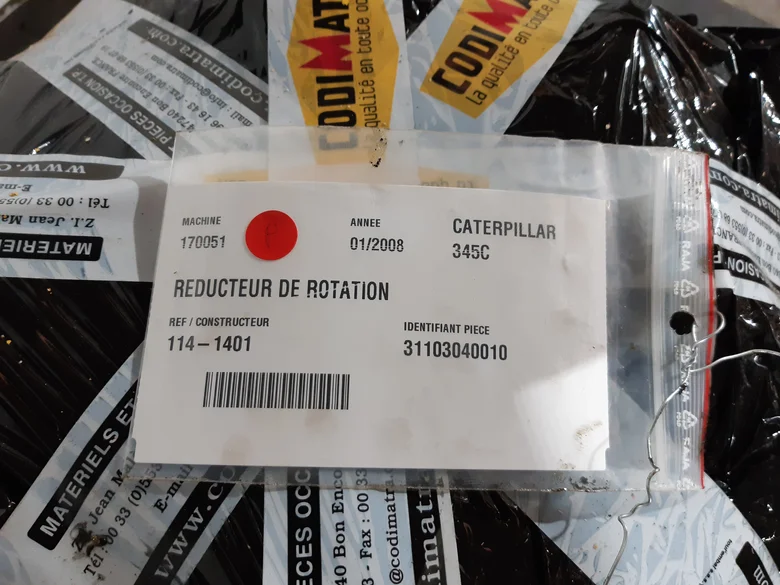 Réducteur de rotation pour CATERPILLAR 345C