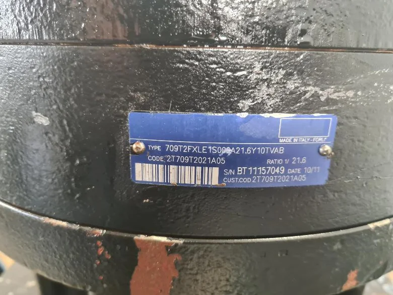 Rotation reducer for JCB JZ235LC