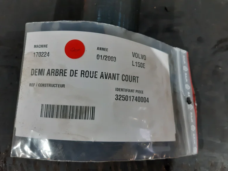 Arbre de roue pour VOLVO L150E