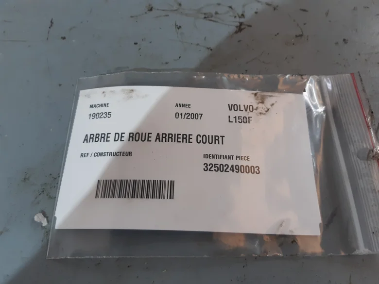 Arbre de roue pour VOLVO L150F