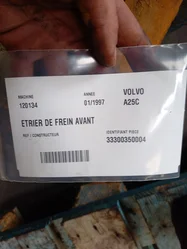 Étrier pour VOLVO A25C