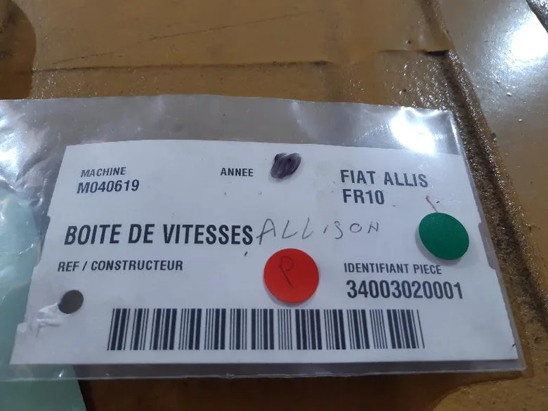 Caja de velocidades para FIAT ALLIS FR10