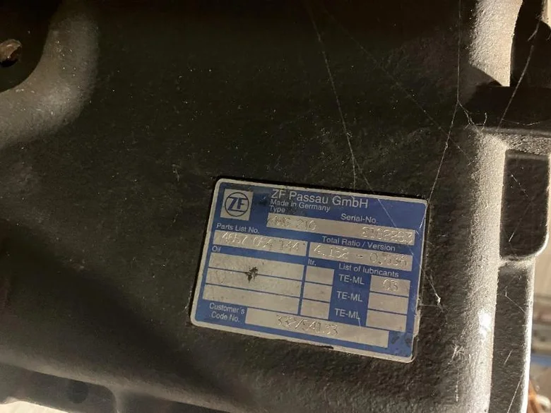 Boîte de vitesses pour JCB 456
