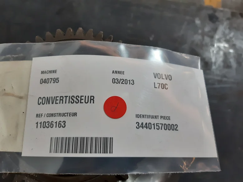 Converter for VOLVO L70C