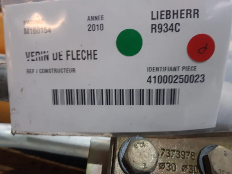 Cilindro de pluma para LIEBHERR R934C
