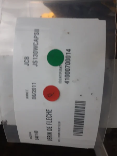 Cilindro de pluma para JCB JS130WCAPSII
