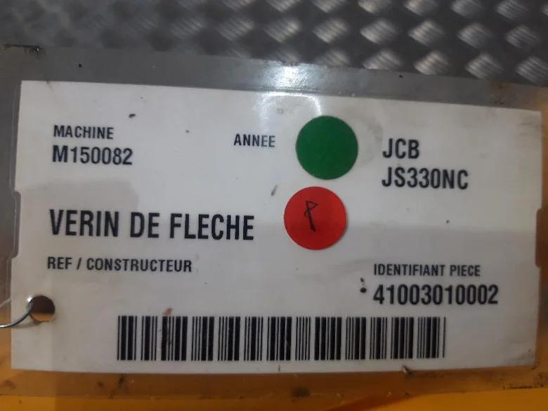 Vérin de flèche pour JCB JS330NC