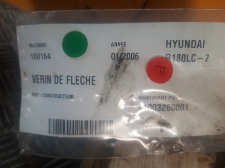 Vérin de flèche pour HYUNDAI R180LC-7