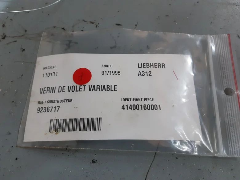 Variable boom cylinder for LIEBHERR A312