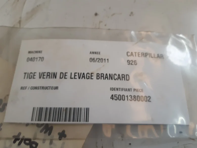 Vérin de levage brancard pour CATERPILLAR 926