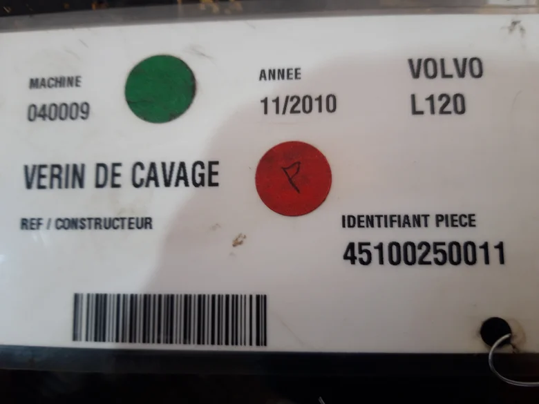 Cilindro de excavaci f3n para VOLVO L120