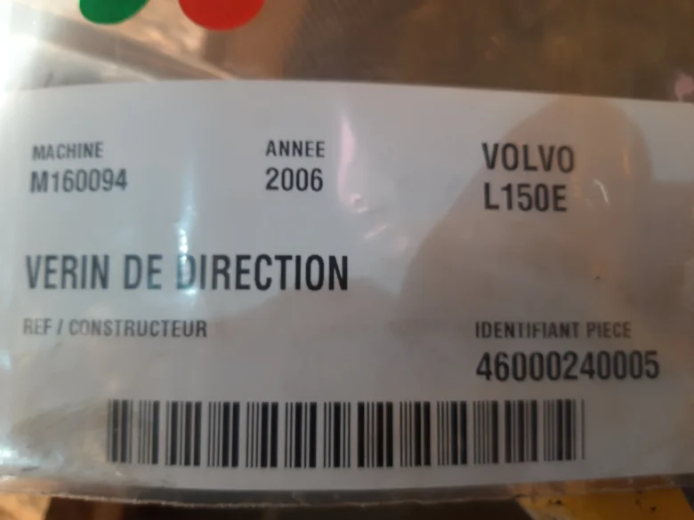 Cilindro de direcci f3n para VOLVO L150E