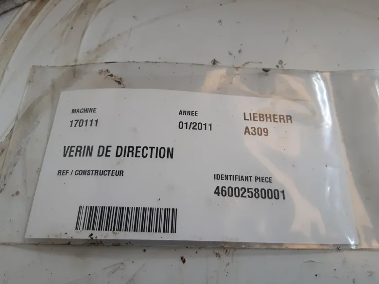 Vérin de direction pour LIEBHERR A309