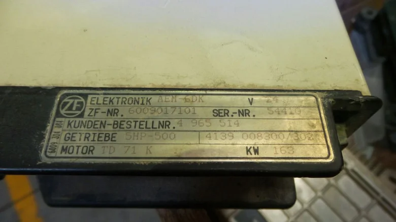 Electronic control unit for VOLVO A25B