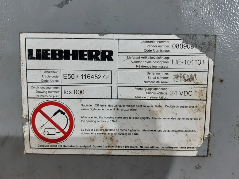 Boîtier électronique pour LIEBHERR R920