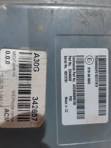 Electronic control unit for VOLVO A30G
