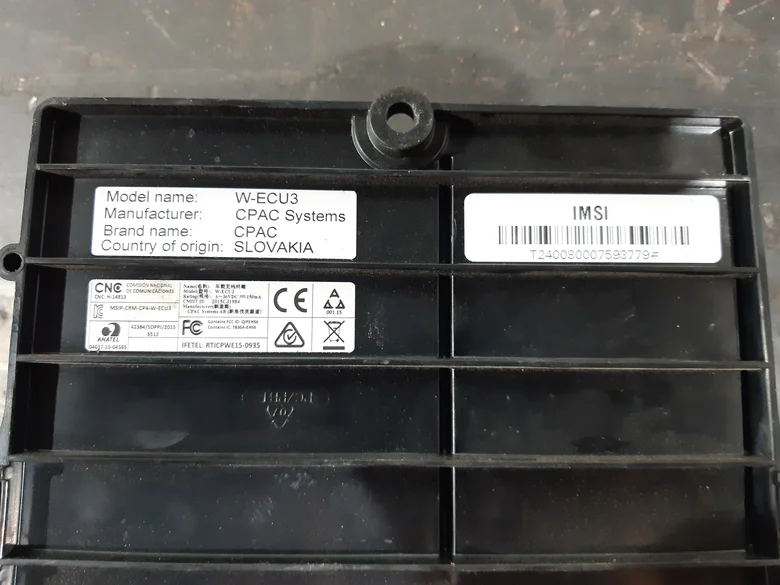 Electronic control unit for VOLVO A30G