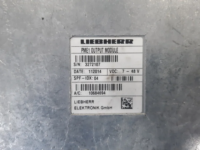 Electronic control unit for LIEBHERR L538