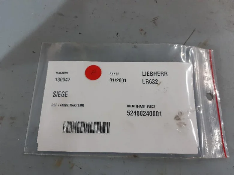 Siège pour LIEBHERR LR632