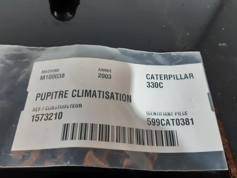 PUPITRE CLIMATISATION