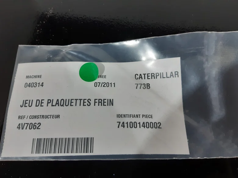 Frein pour CATERPILLAR 773B
