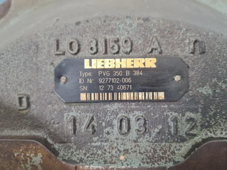 Reductor de bombas para LIEBHERR L576