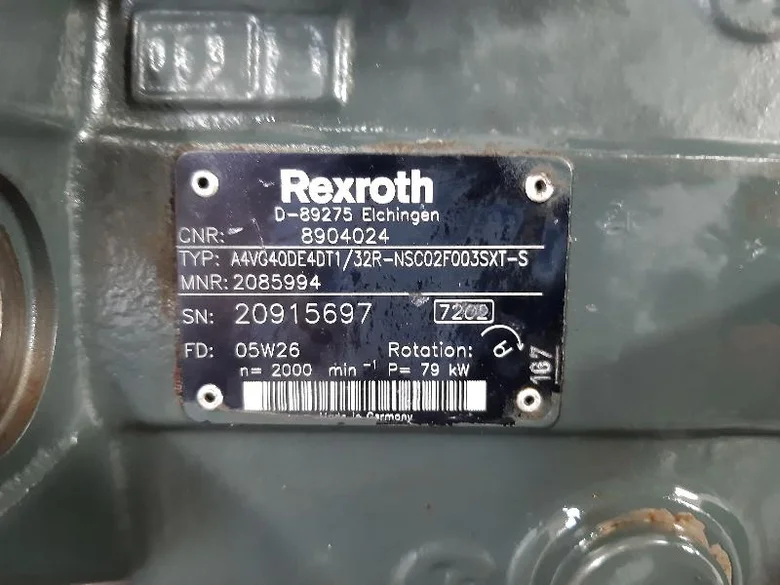 Pompe hydraulique de rotation pour CASE WX145