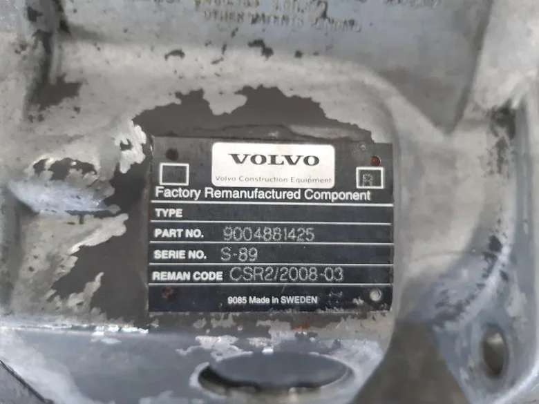 Bomba hidráulica principal para VOLVO 5350B