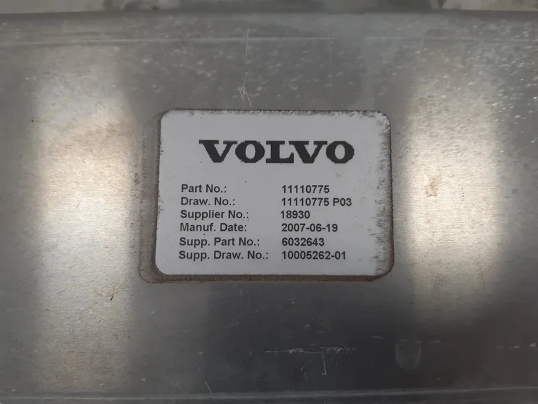Air cooler for VOLVO L110F