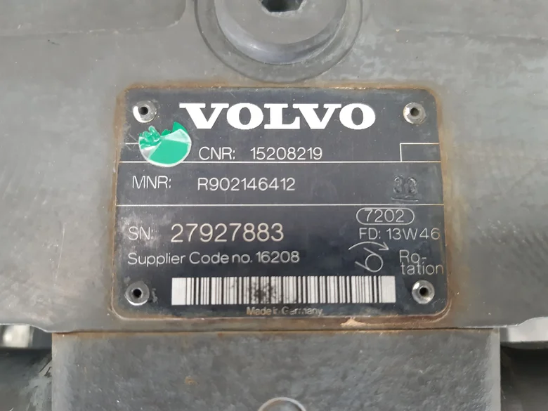 Bomba hidráulica de avance para VOLVO L45G