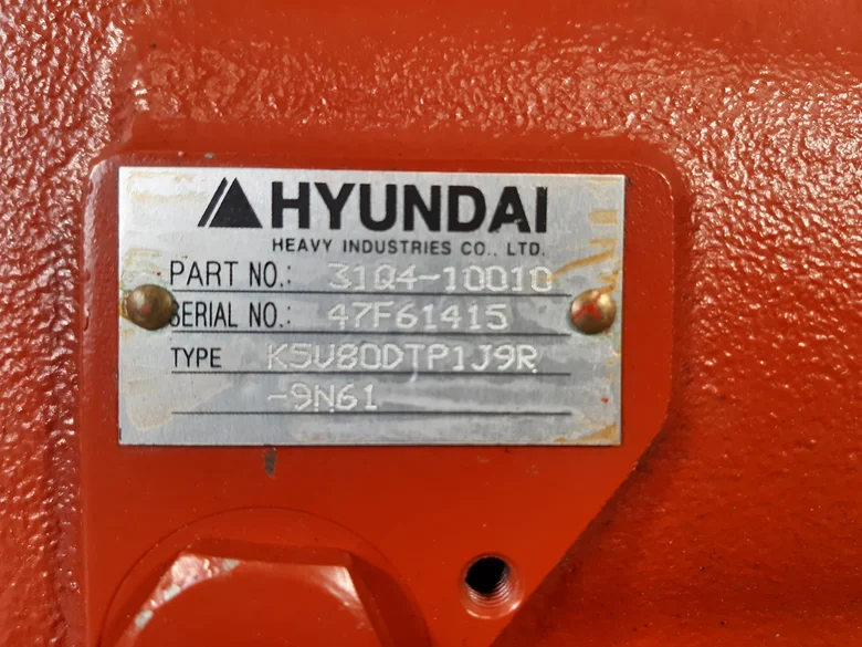Auxiliary hydraulic pump for HYUNDAI R140LC-9