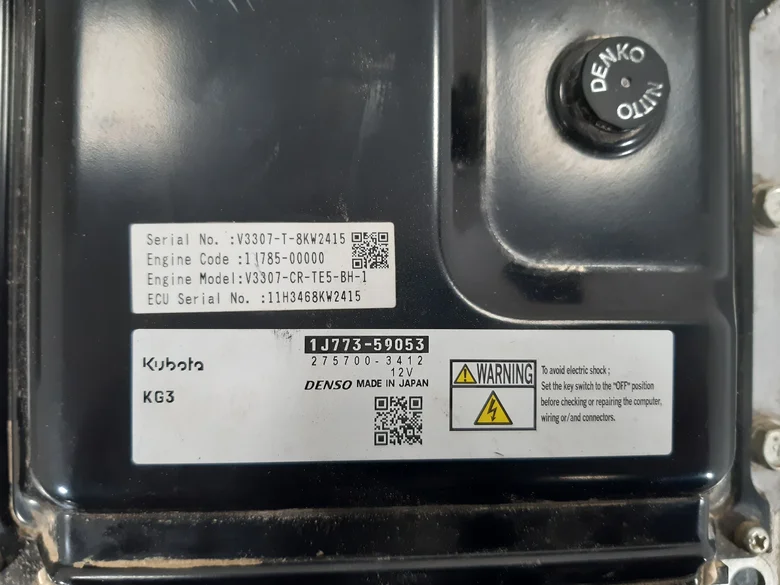 Electronic control unit for KUBOTA KX080-4