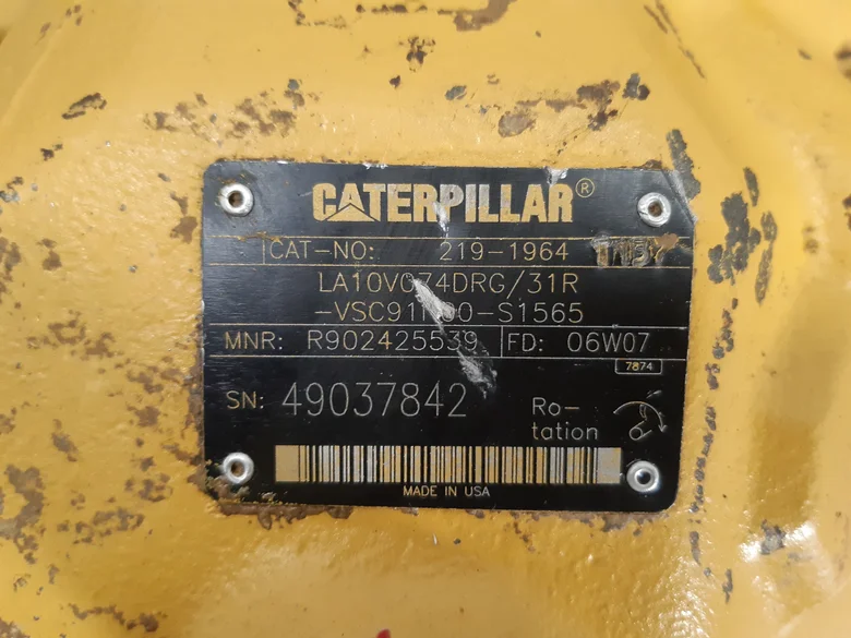 Hydraulic swing pump for CATERPILLAR 771D