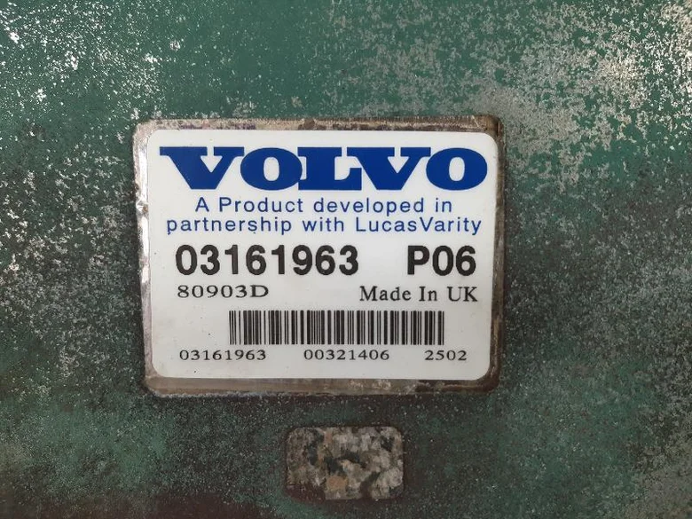Electronic control unit for VOLVO A25D