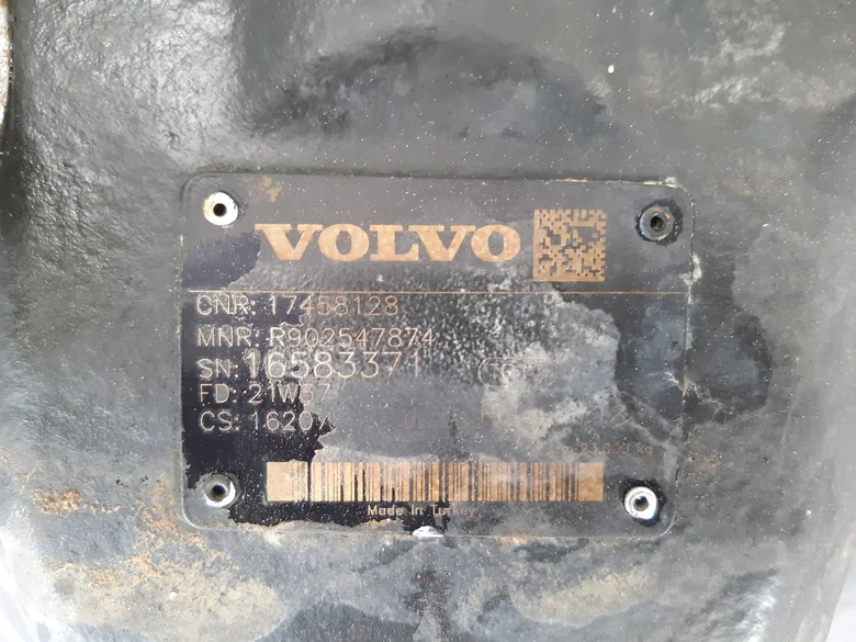 Pompe hydraulique principale pour VOLVO A30G