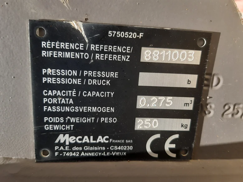 Cuchara de zanja para MECALAC 11MWR