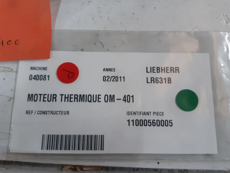Diesel engine for LIEBHERR LR631B